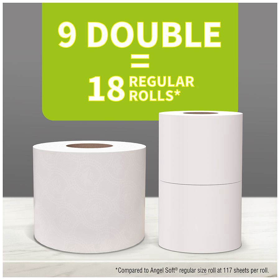 slide 3 of 5, Complete Home Soft Toilet Paper 9 Roll, 242 ct x 9 ct