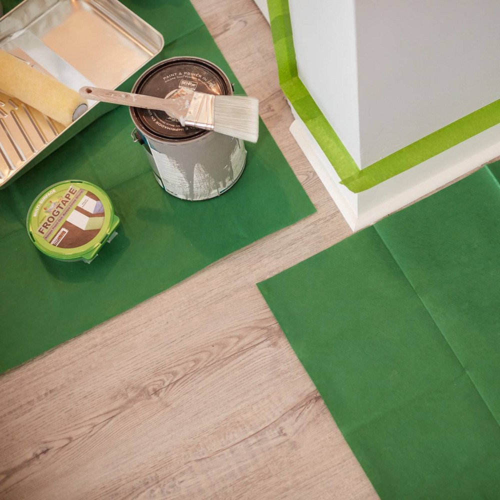 slide 3 of 5, FrogTape Multi-Surface Painter's Tape - Green, 1.88 in. x 60 yd., 1 ct