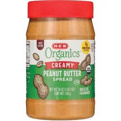 H-E-B Organics Smooth No Stir Peanut Butter