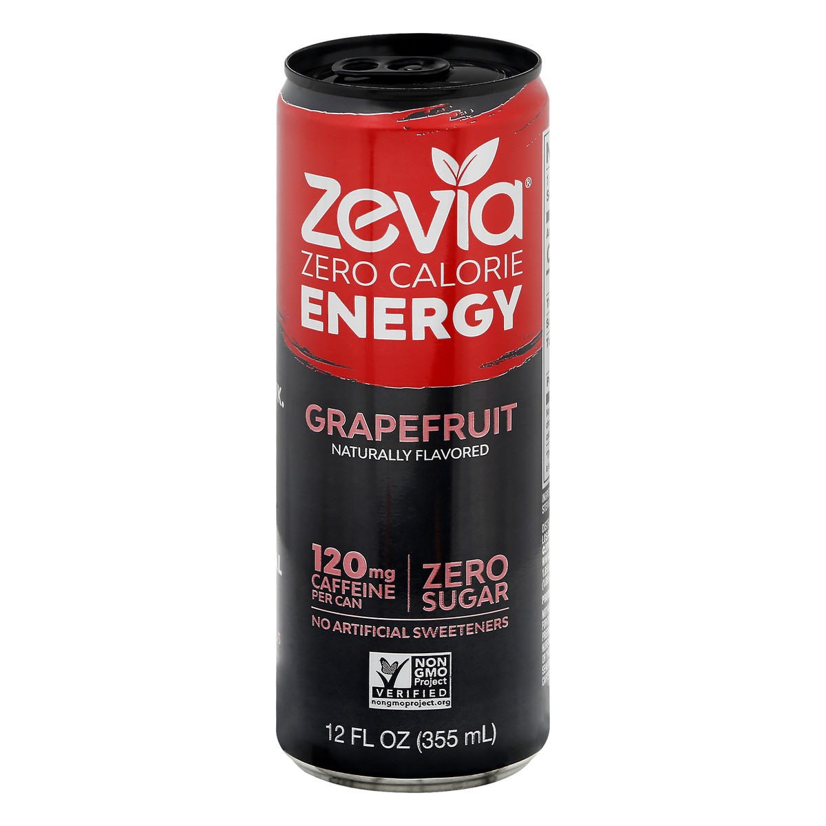 slide 1 of 9, Zevia Zero Calorie Grapefruit Energy Drink 12 oz, 12 oz