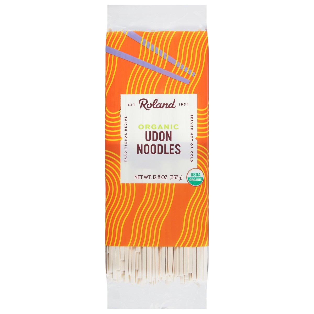 slide 1 of 11, Roland Organic Udon Noodles, 12.8 oz