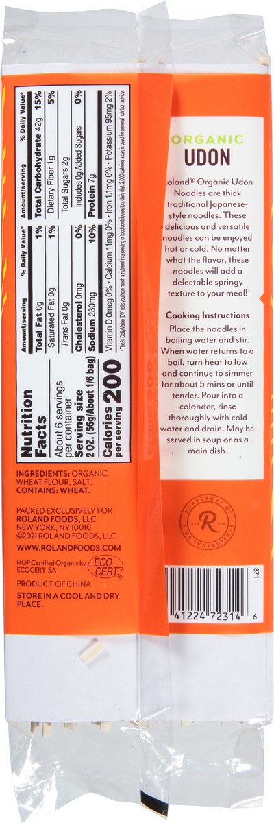 slide 9 of 11, Roland Organic Udon Noodles, 12.8 oz