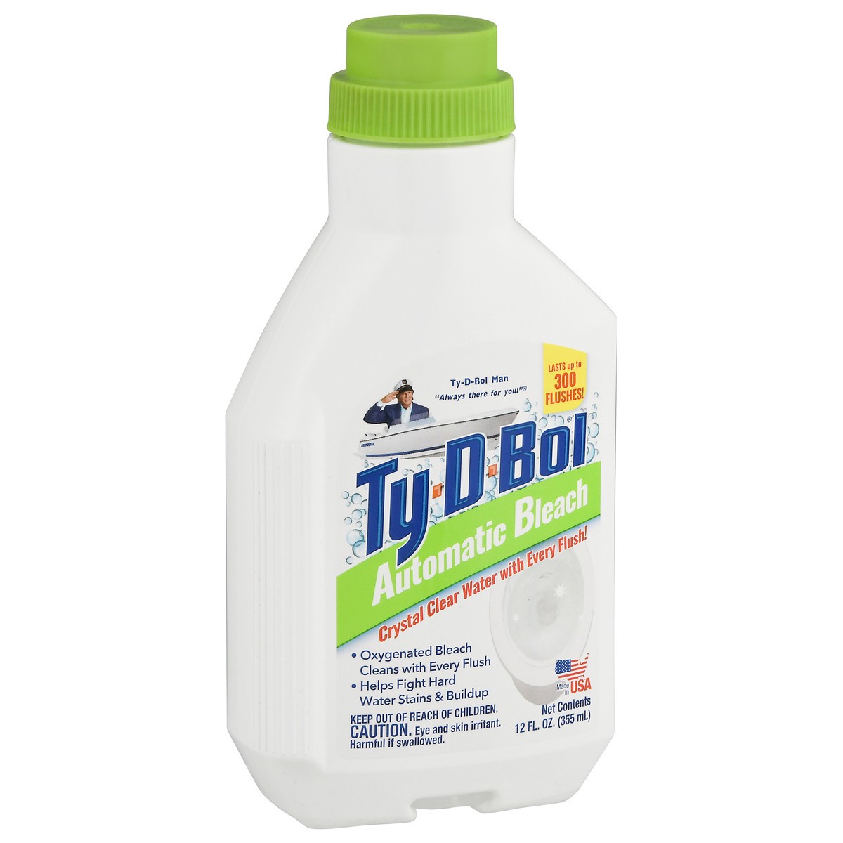 slide 2 of 9, Ty-D-Bol Toilet Bowl Bleach Cleaner, 12 fl oz