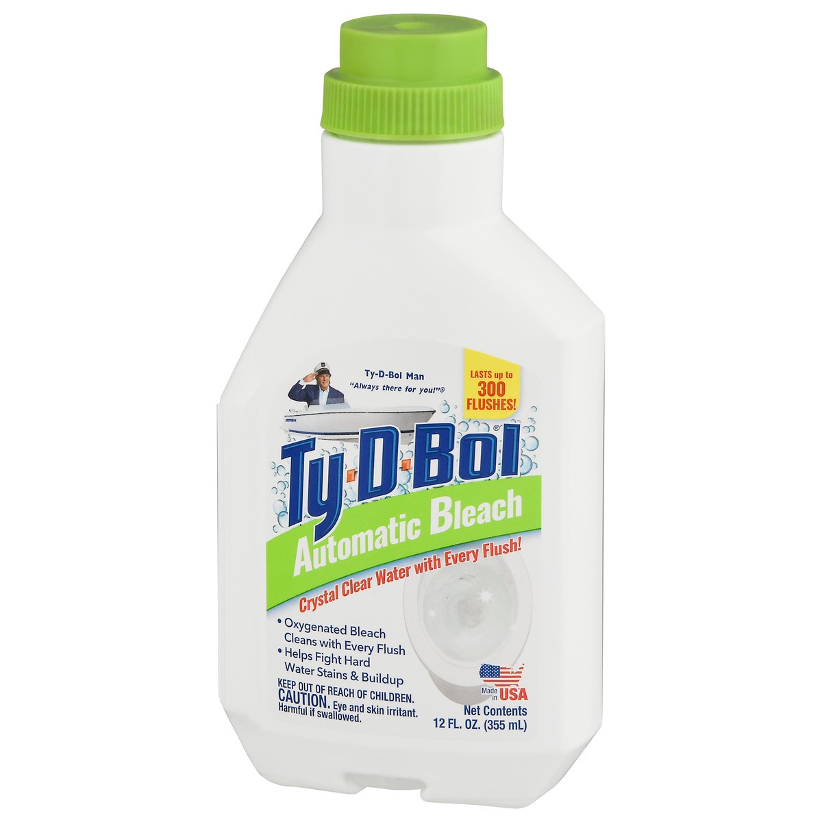 slide 3 of 9, Ty-D-Bol Toilet Bowl Bleach Cleaner, 12 fl oz