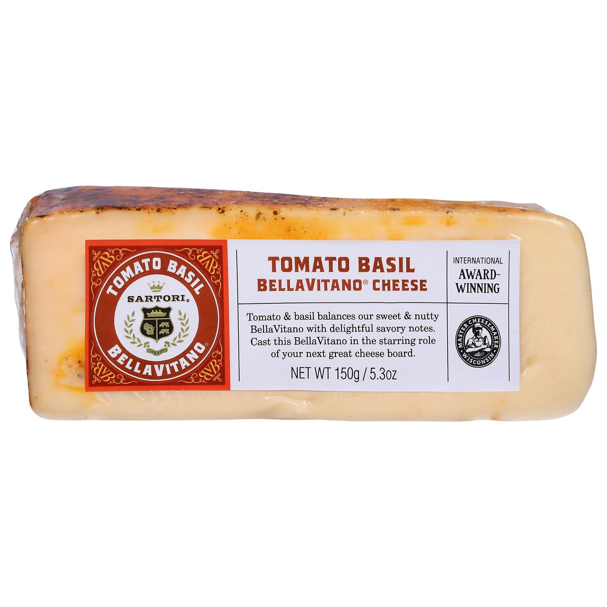 slide 3 of 13, Sartori Cheese, Tomato Basil, 5.3 oz