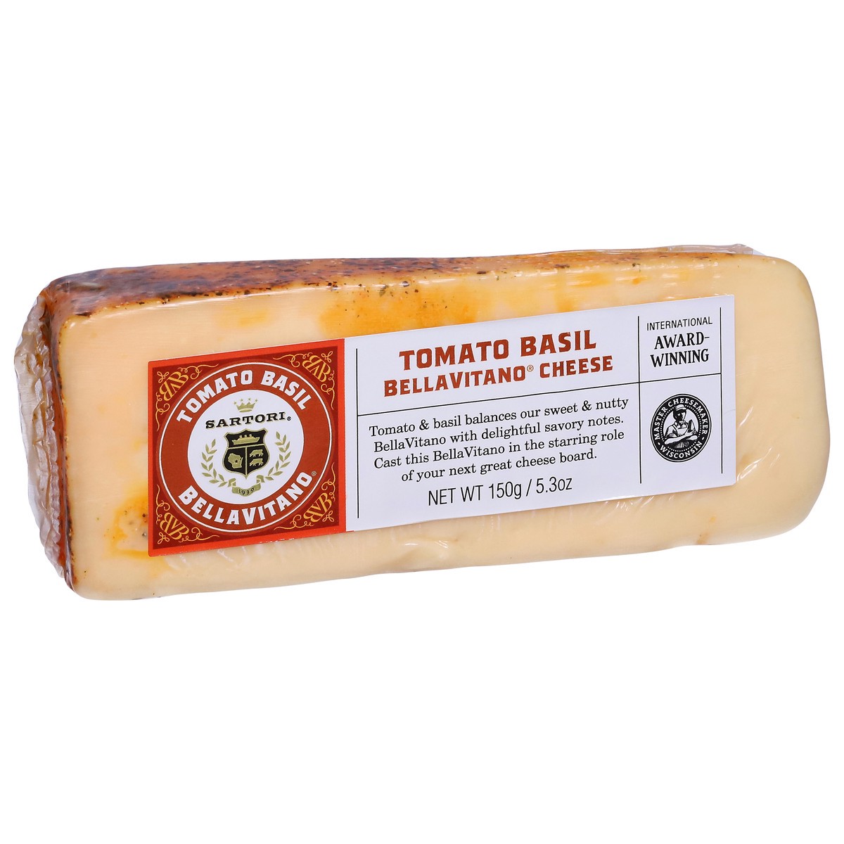 slide 11 of 13, Sartori Cheese, Tomato Basil, 5.3 oz