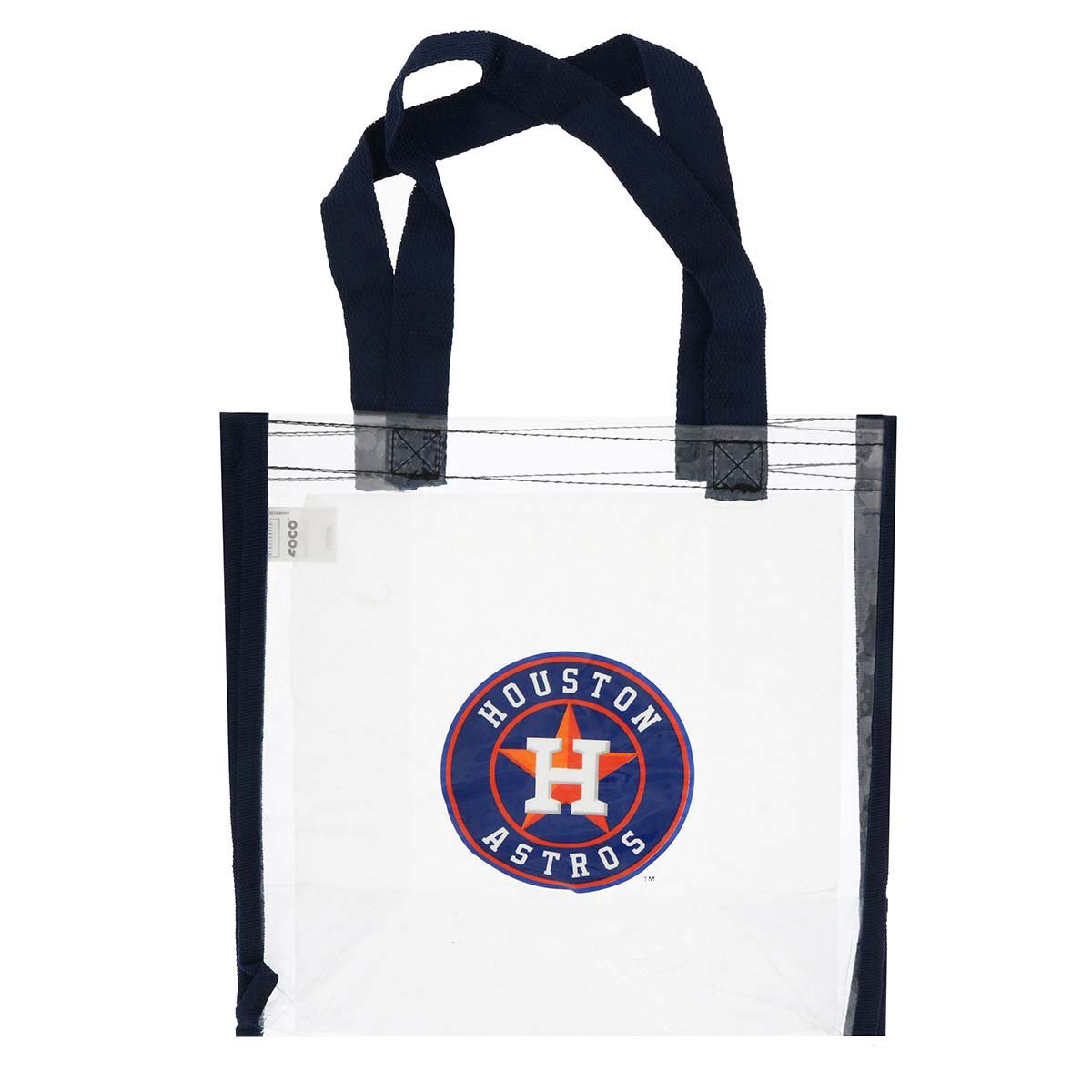 slide 1 of 1, Forever Collectibles Houston Astros Clear Reusable Shopping Bag, 1 ct