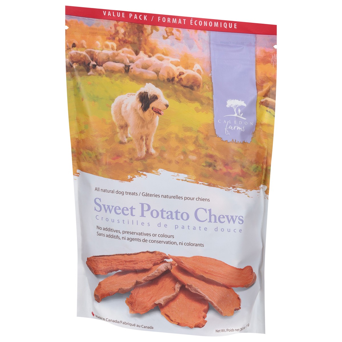 slide 8 of 14, Caledon Farms Value Pack Sweet Potato Chews Dog Treats Value Pack 28.0 oz, 28 oz