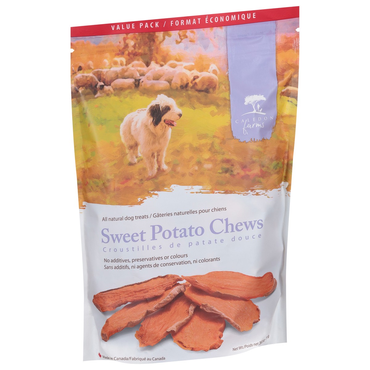 slide 13 of 14, Caledon Farms Value Pack Sweet Potato Chews Dog Treats Value Pack 28.0 oz, 28 oz