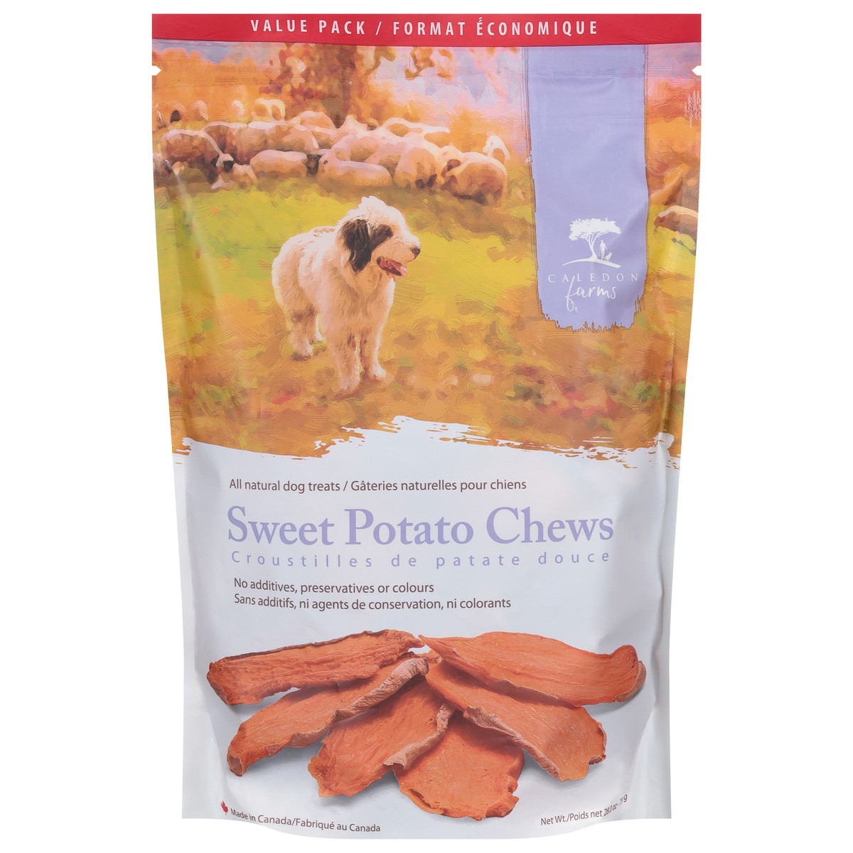 slide 10 of 14, Caledon Farms Value Pack Sweet Potato Chews Dog Treats Value Pack 28.0 oz, 28 oz