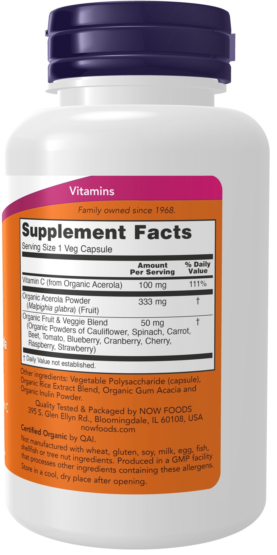 slide 3 of 4, NOW Tru-C™ - 60 Veg Capsules, 60 ct
