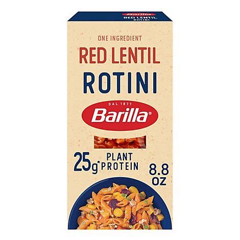 slide 1 of 1, Barilla Red Lentil Rotini Pasta - 8.8 Oz, 8.8 oz