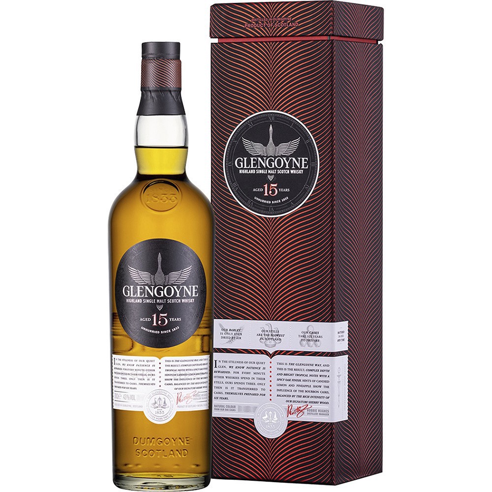 slide 1 of 1, Glengoyne 15yr Single Malt, 750 ml