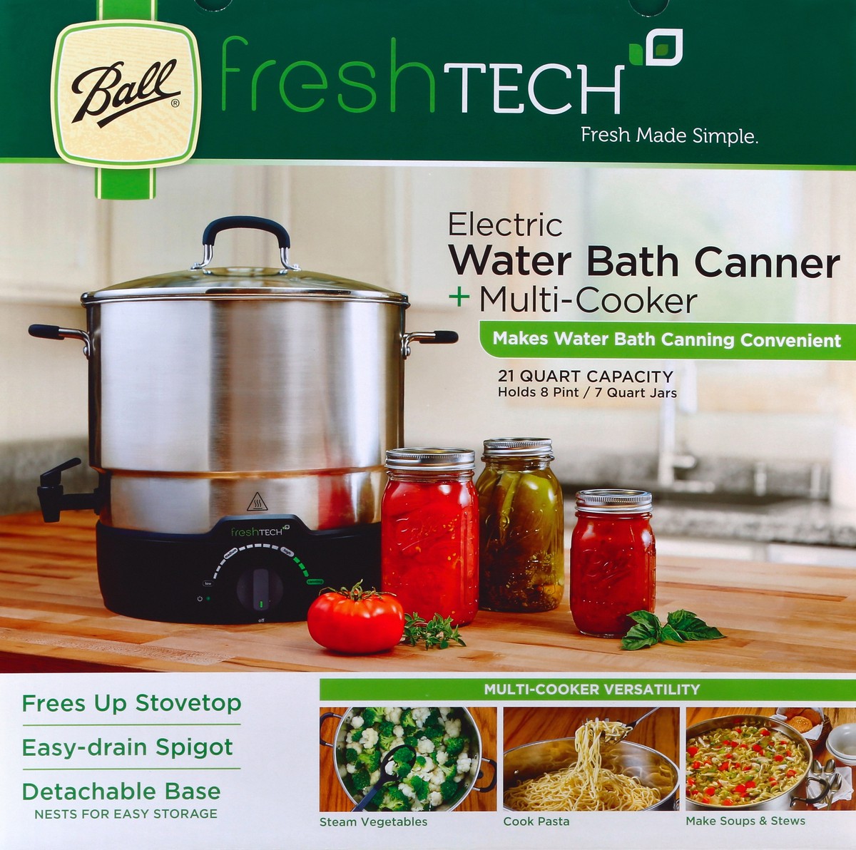 slide 4 of 5, Ball Water Bath Canner + Multi-Cooker 1 ea, 1 ct