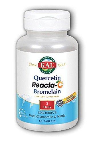 slide 1 of 1, Kal Querctin/ Reacta-C/ Bromelain, 60 ct