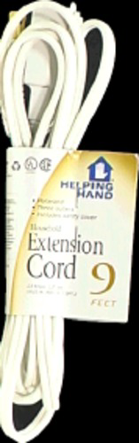 slide 1 of 1, Helping Hand Cord White, 9 ft