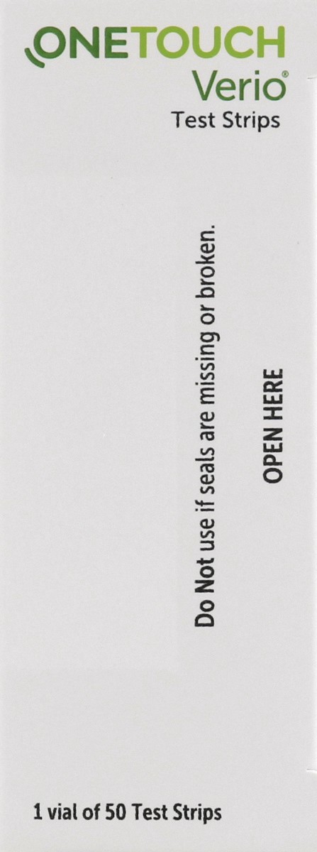 slide 5 of 9, OneTouch OTV Strip 1x50 US (LED), 50 ct