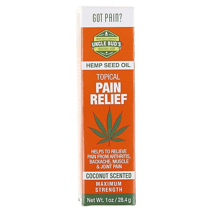 slide 1 of 4, Uncle Bud's Hemp Seed Oil Topical Pain Relief Cream, 1 oz