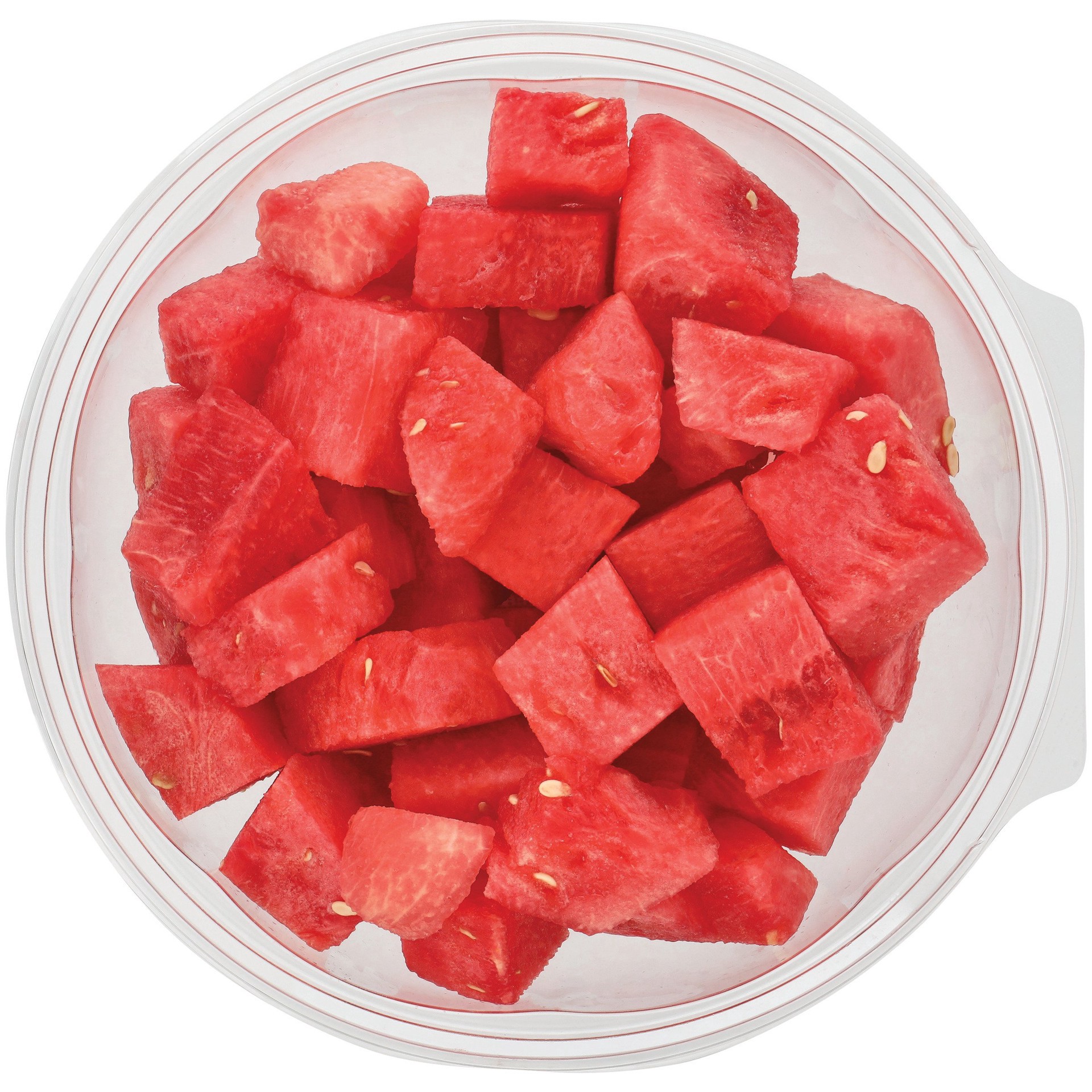 slide 1 of 1, H-E-B Fresh Seedless Watermelon Chunks, 49 oz