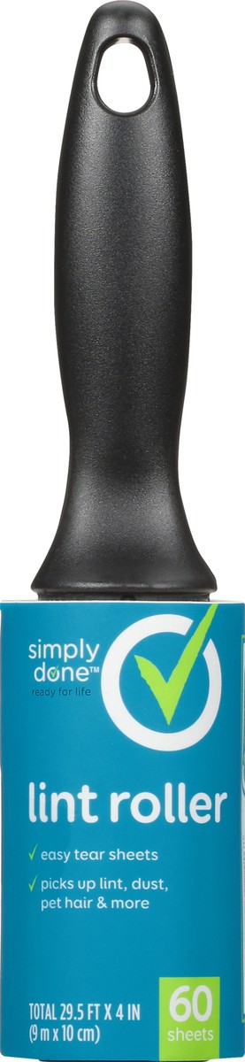 slide 1 of 9, Simply Done Lint Roller 60 ea, 60 ct