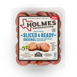Holmes Smokehouse Sliced & Ready Pecan Smoked Original Sausage 12 oz