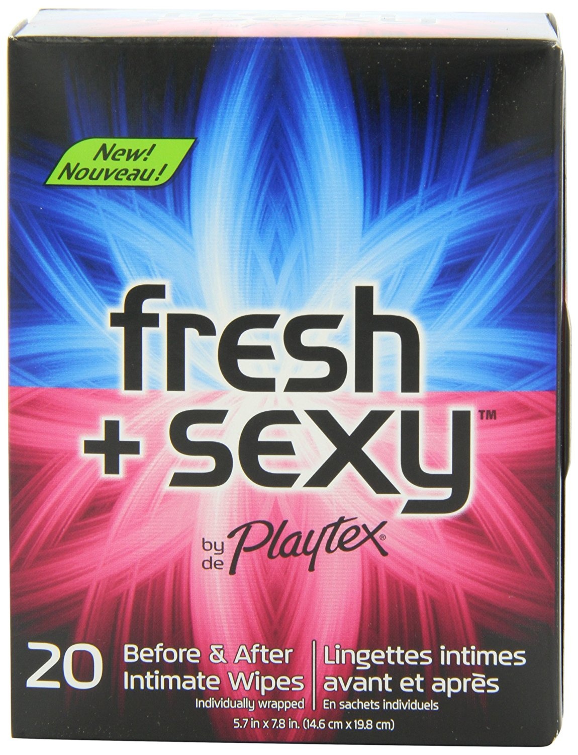 slide 1 of 1, Playtex Fresh Sexy Wipes Singles, 20 ct