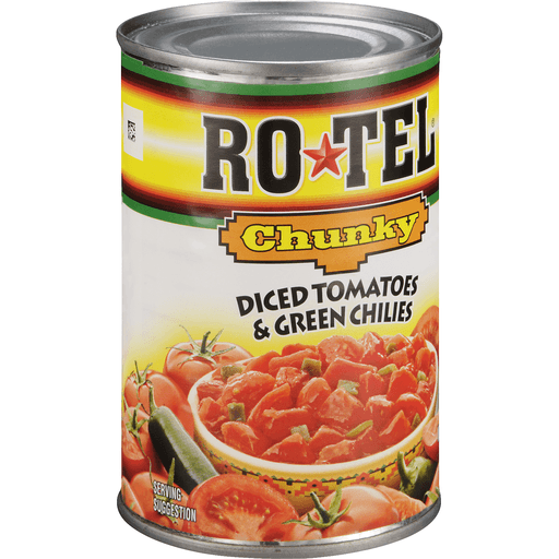 slide 2 of 9, Rotel Tomatoes & Green Chilies - Chunky, 10 oz