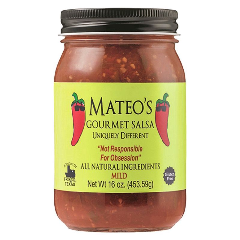 slide 1 of 3, Mateo's Mild Gourmet Salsa 16 oz, 16 oz