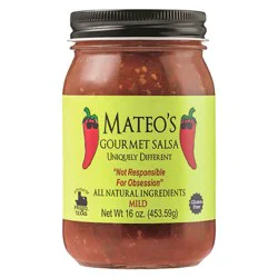 Mateo's Mild Gourmet Salsa 16 oz