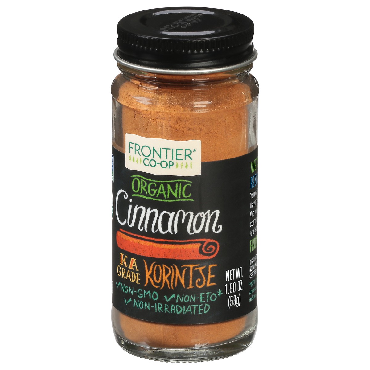 slide 3 of 9, Frontier Co-Op Korintje Organic Cinnamon 1.90 oz, 1.9 oz