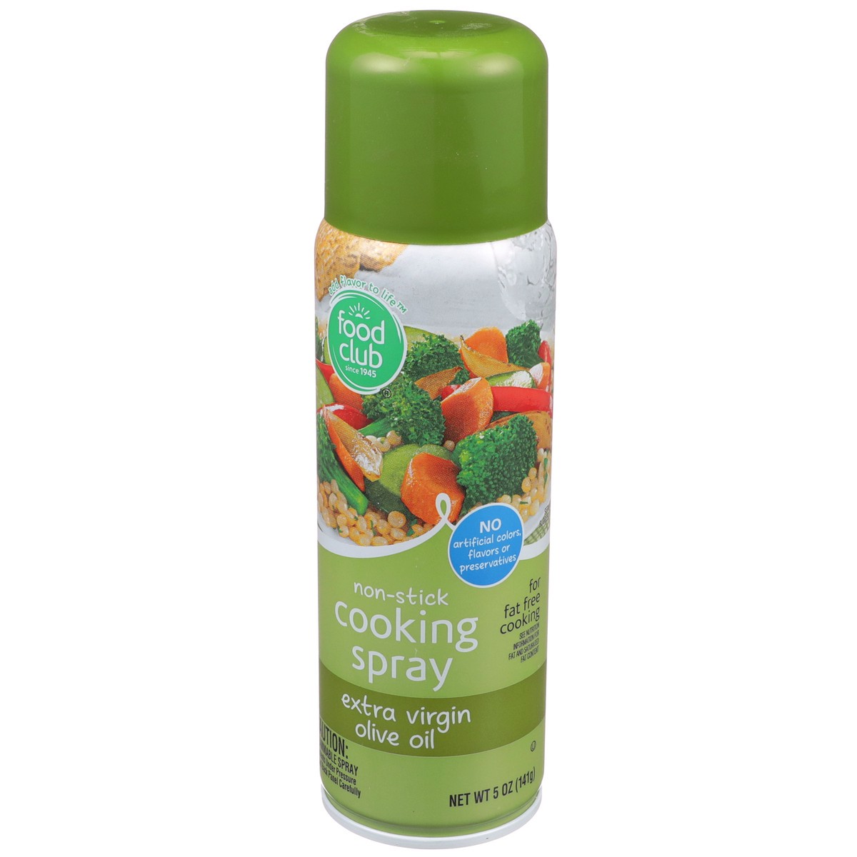 slide 3 of 9, Food Club No-stick Cooking Spray 100% Extra Virgin Olive Oil, 5 oz