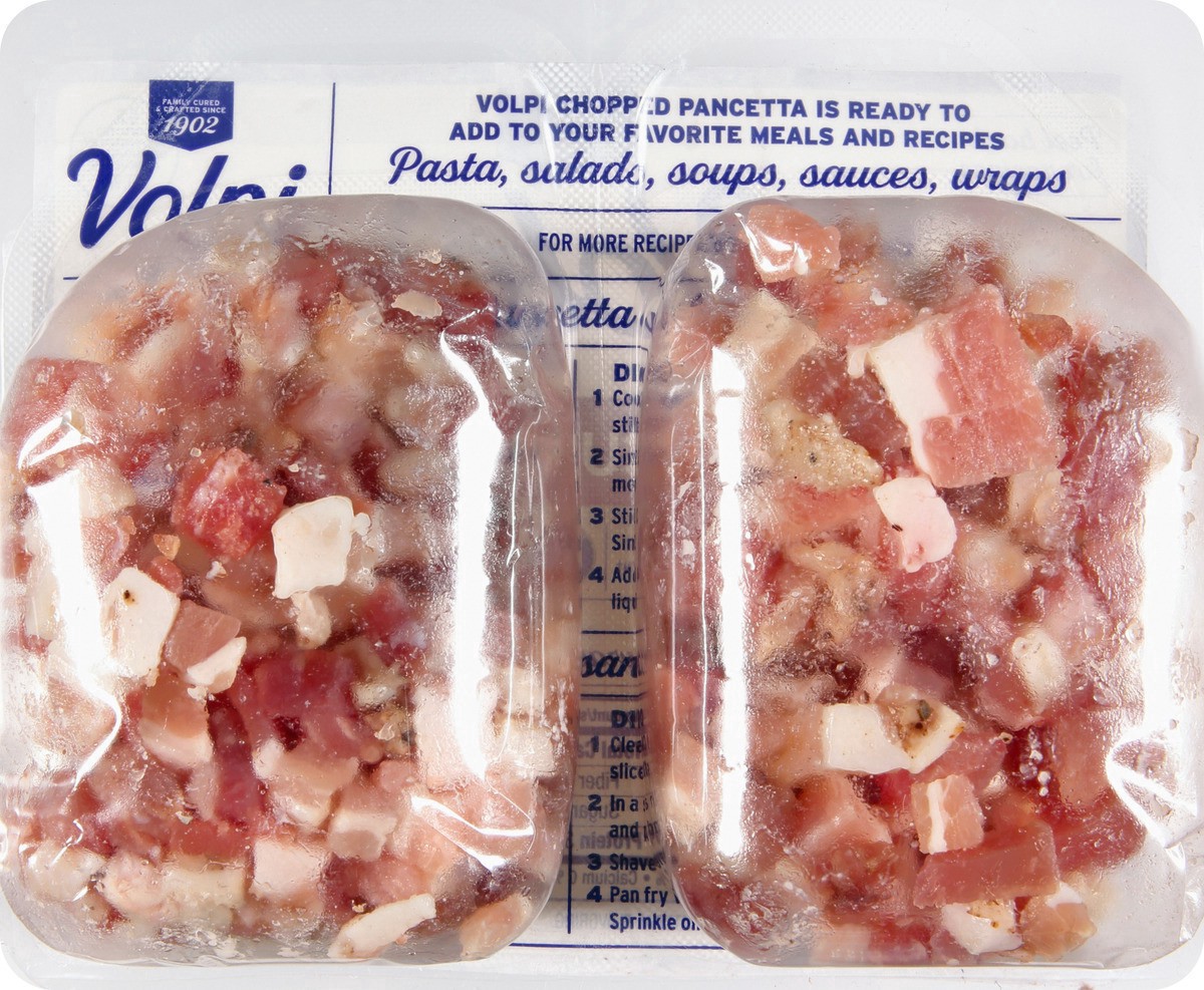 slide 2 of 13, Volpi Chopped Pancetta | Italian Inspired Bacon 4 oz, 4 oz