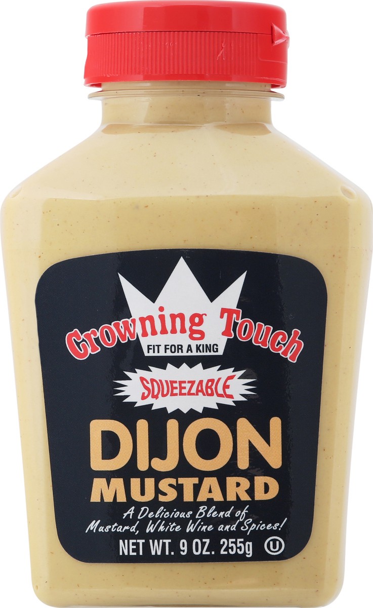 slide 4 of 13, Crowning Touch Mustard, Dijon, Squeezable, 9 Ounce, 9 oz