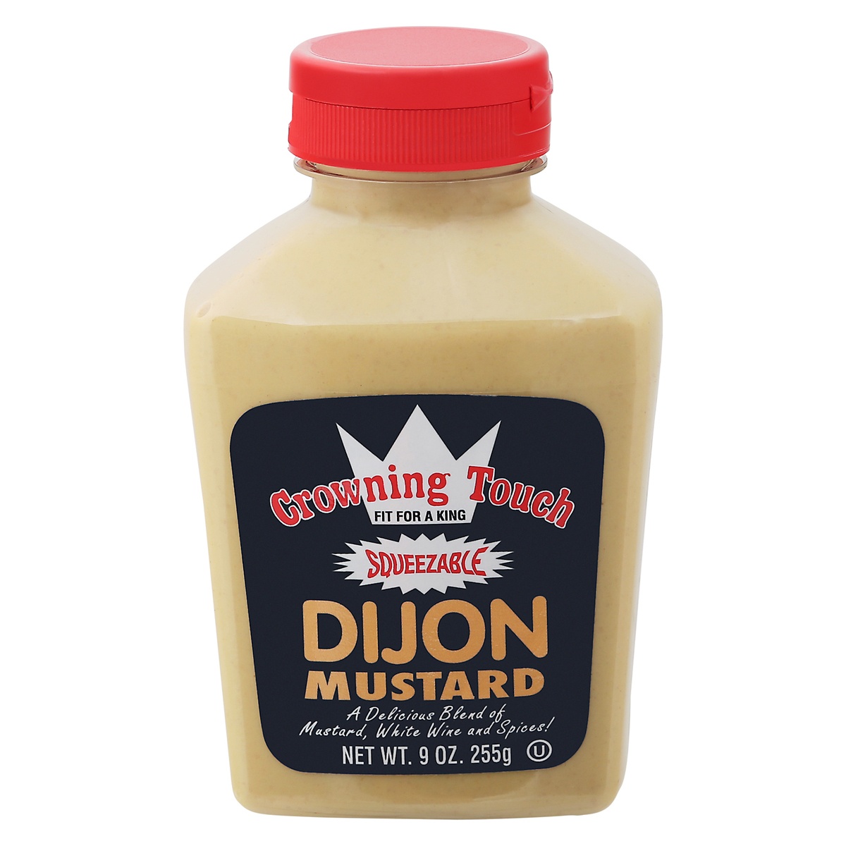 slide 1 of 1, Crowning Touch Mustard, Dijon, Squeezable, 9 Ounce, 9 oz