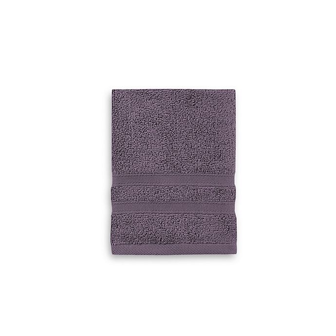 slide 1 of 3, Wamsutta Ultra Soft MICRO COTTON Washcloth - Black Plum, 1 ct