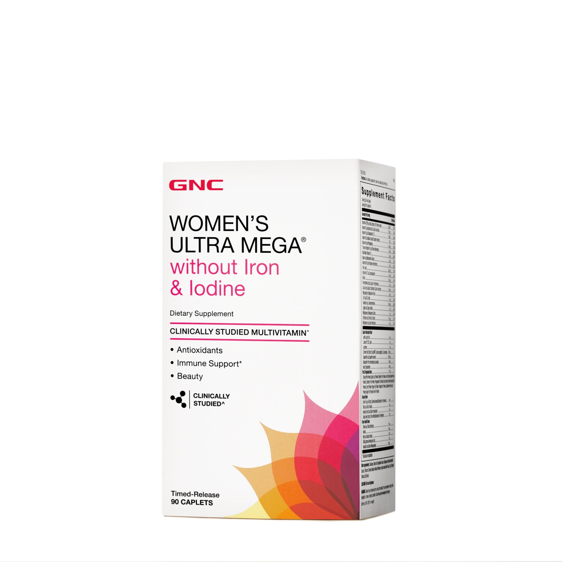 slide 1 of 1, GNC Women's Ultra Mega without Iron & Iodine, 90 ct