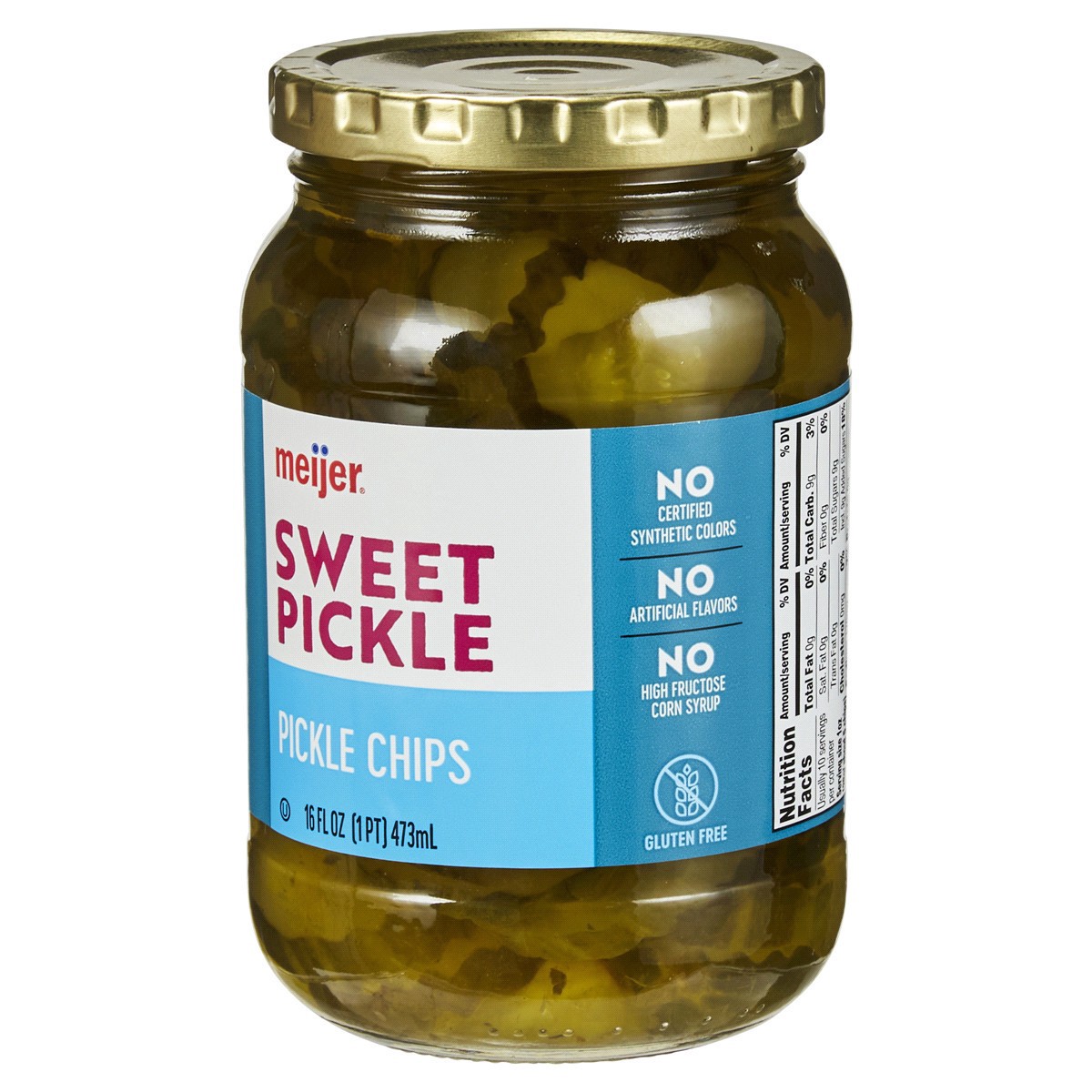 slide 23 of 29, Meijer Pickles Sweet Chips 16Oz, 16 oz