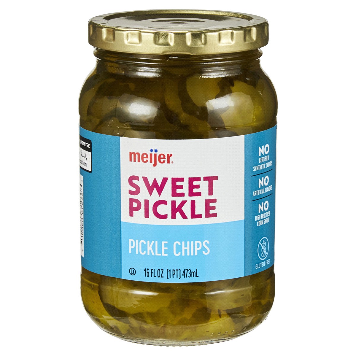 slide 1 of 29, Meijer Pickles Sweet Chips 16Oz, 16 oz