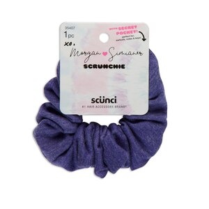 slide 1 of 1, Morgan Simianer Xo Scunci Secret Pocket Scrunchie, 1 ct