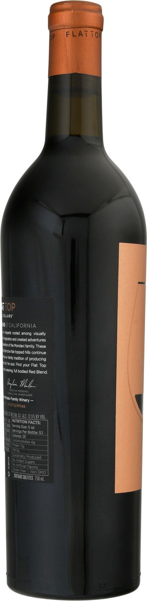 slide 5 of 13, Flat Top Hills Red Blend Wine, 750 ml