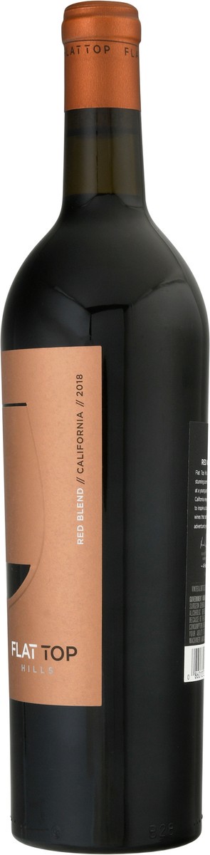 slide 8 of 13, Flat Top Hills Red Blend Wine, 750 ml