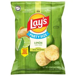 Lay's Potato Chips Limon Flavored 12 1/2 Oz