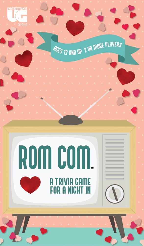slide 1 of 1, UNIVERSITY GAMES Rom Com Party Game, 1 ct