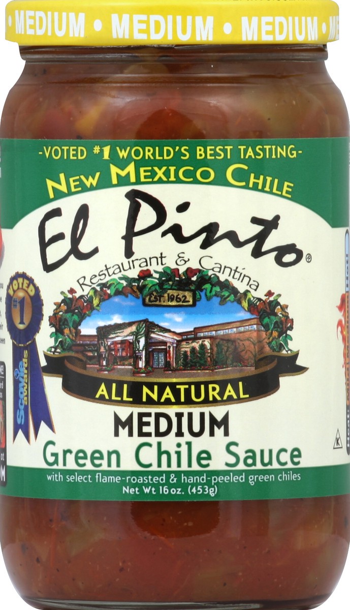 slide 2 of 3, El Pinto Chile Sauce 16 oz, 16 oz