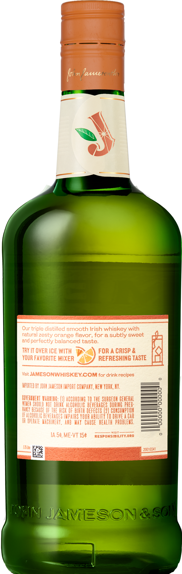 slide 9 of 10, Jameson Orange Irish Whiskey 1.75L Bottle, 1.75 liter