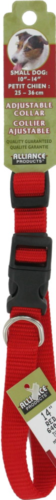 slide 2 of 2, Alliance Small Dog Red Collar, 1 ct