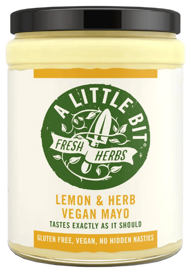 slide 1 of 1, A Little Bit Lemon & Herb Vegan Mayo, 8.47 oz