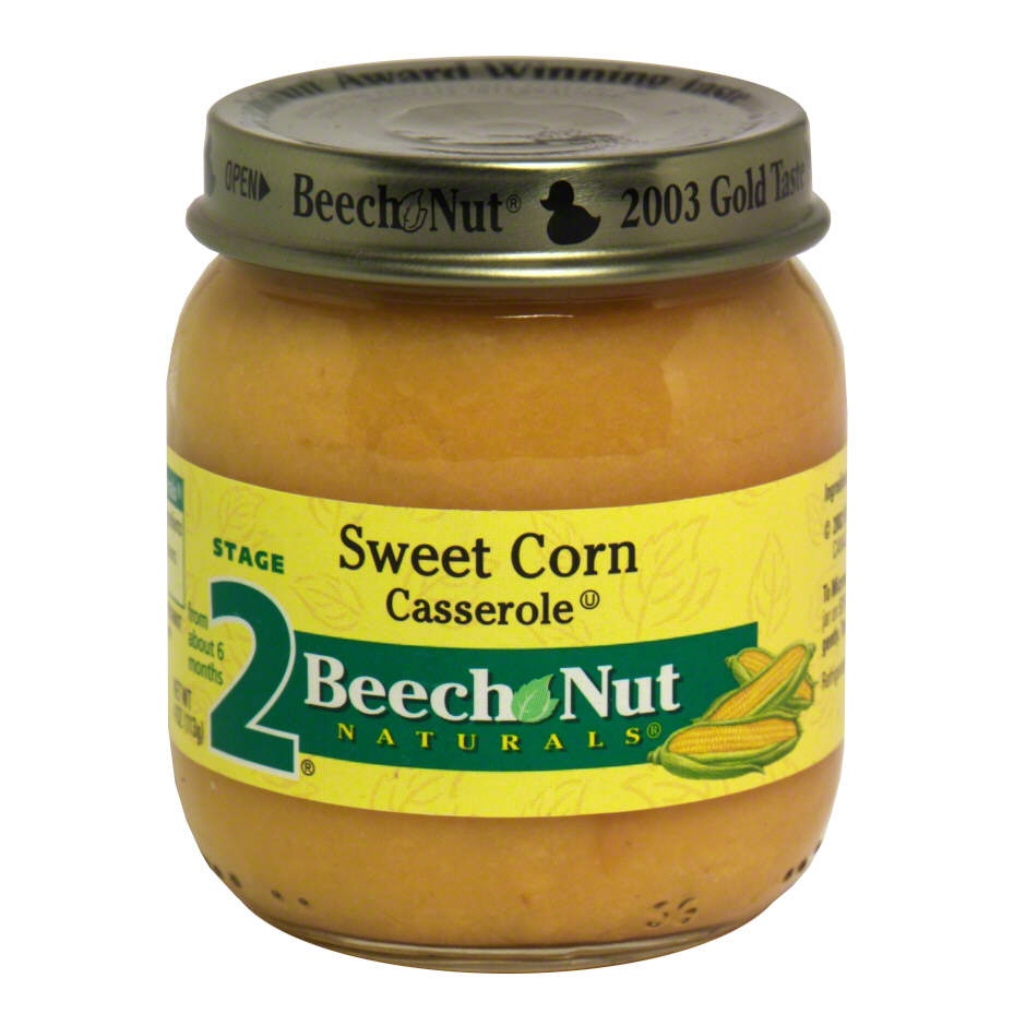 slide 1 of 1, Beech-Nut Stage 2 Sweet Corn Casserole, 4 oz