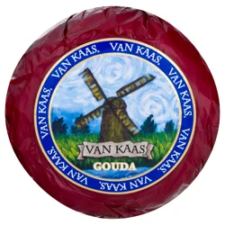 Van Kaas Imported Red Wax Gouda Cheese Wheel