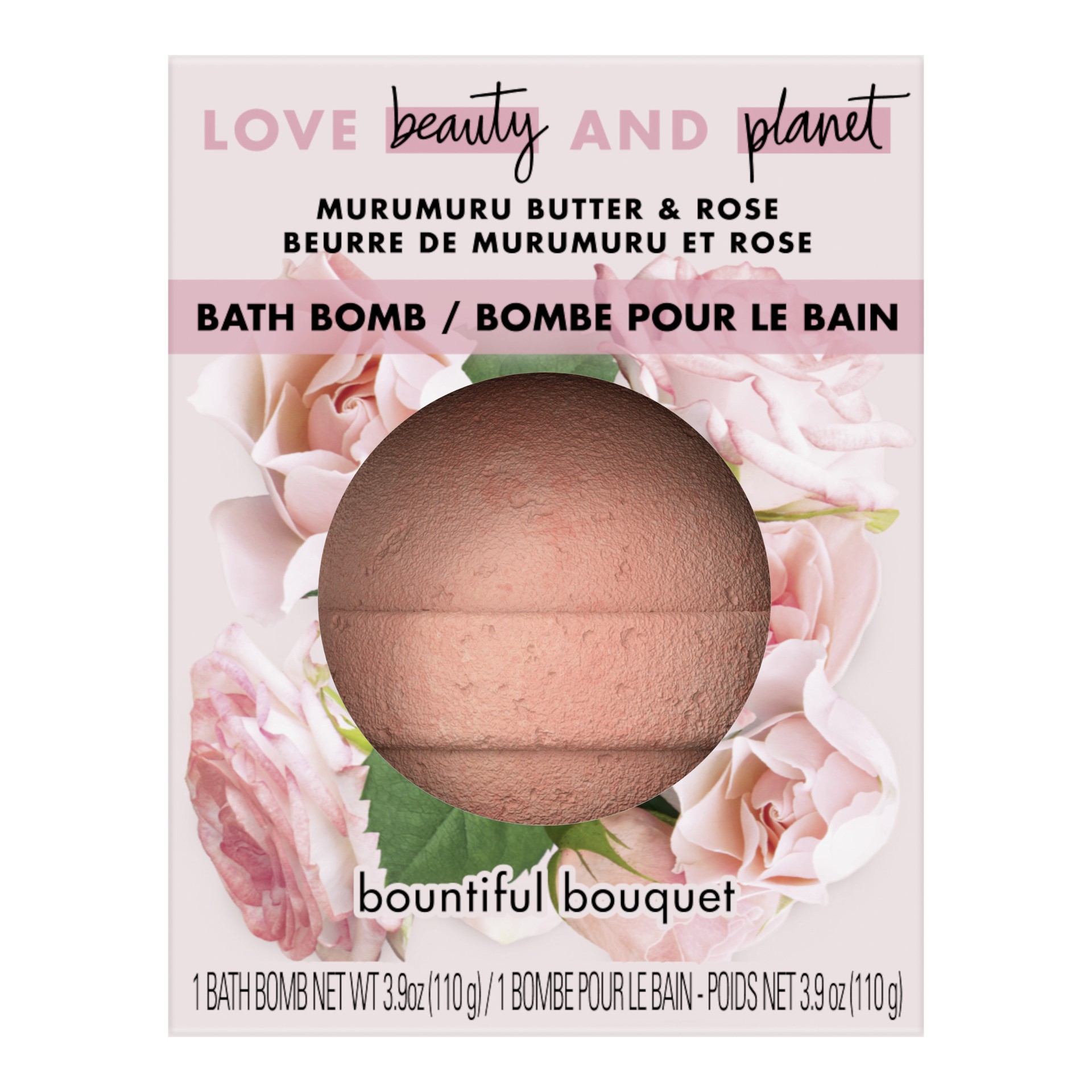 slide 1 of 4, Love Beauty and Planet Bountiful Bouquet Bath Bomb Murumuru Butter & Rose, 3.9 oz, 3.9 oz